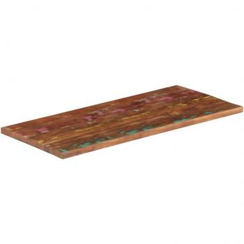 Tablero mesa rectangular madera maciza reciclada 120x60x2,5 cm vidaXL Marrón