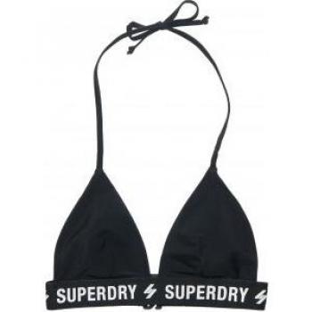Top bikini Superdry Code Triangle Elastic negro mujer