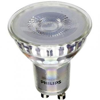 Philips - Bombilla LED Foco GU10, 4.6 W, equivalente a 50 W, blanco frío, no regulable