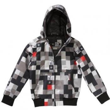 Rip Curl Surfwear Fashion Logo Checks Jacket - Prenda, color negro, talla 8