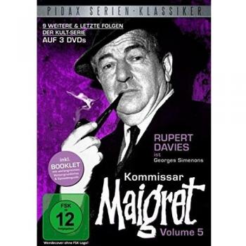 Kommissar Maigret, Vol. 5 / Die letzten 9 Folgen der legendären Kultserie mit Rupert Davies nach dem Romanen von Georges Simenon