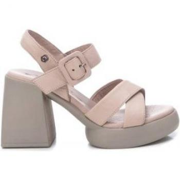 Sandalias de Mujer CARMELA 160793 HIELO con Tacón de 9cm y Cierre de Hebilla
