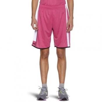 Spalding - Pantalones cortos de baloncesto para mujer, tamaño M, color rosa