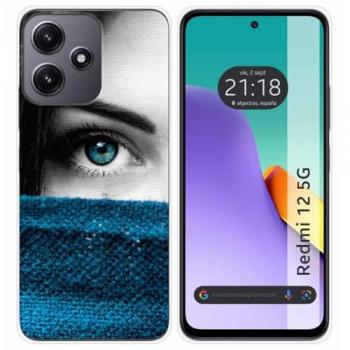 Funda de Silicona para Xiaomi Redmi 12 5G con Diseño de Ojo y Dibujos