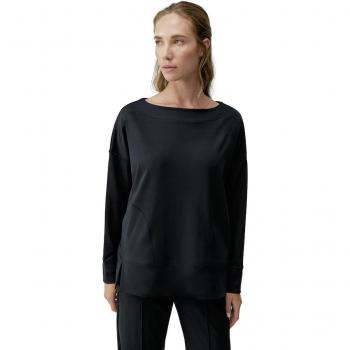 Sudadera de mujer Malik Dark Cherry Born Living Yoga, características: color rojo oscuro, diseño cómodo y moderno, fabricada con materiales suaves y transpirables, ideal para actividades deportivas y uso diario, disponible en tallas M-L