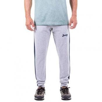 Jeep J8w - Pantalón Bicolor para Hombre, Hombre, Pantalones, O101164-J082-S, Gris Claro/Azul Oscuro, Small