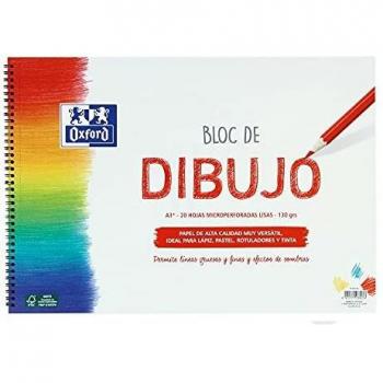 Fajeda Oxford Bloc Dibujo A3 Liso 130 gr 20 hj