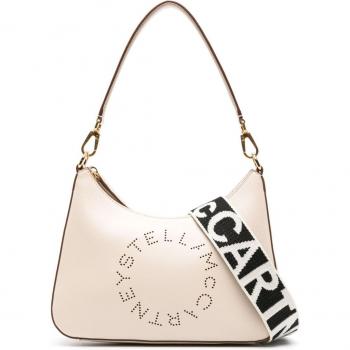 Stella McCartney Women's Logo Small Shoulder Bag in White | Size UNI | 7B0062W85429000