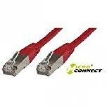 Cable de red Cat6 F/UTP rojo 15 m Microconnect