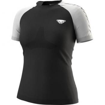 Camiseta Dynafit Ultra 3 S-Tech Manga Corta Negra y Blanca para Mujer - Tallas M-L