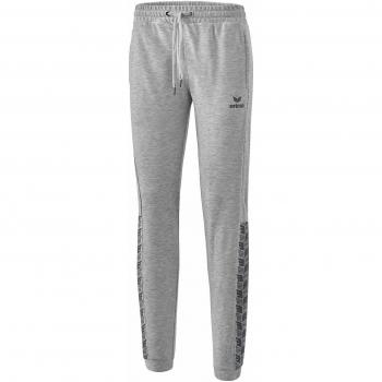 Erima Pantalones de Deporte Essential Team para Mujer, Gris Claro Jaspeado, Talla 44