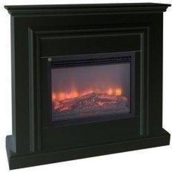 Casa Padrino chimenea eléctrica negro antiguo de estilo barroco de estilo Art Nouveau B 110 x H 95 x P 34 cm ModG1 - Chimenea eléctrica - salón chimenea sala