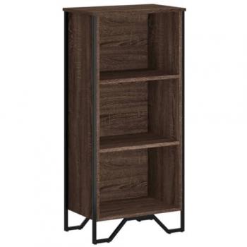 Librería Estantería de Madera Multicapa Marrón Roble 50x31x106 cm