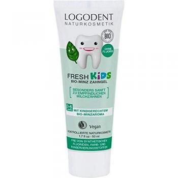 LOGONA DENT. NIÑOS Menta S/Fluor 50ml, Negro, Único