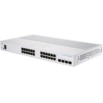 Cisco Business 350 Series 350-24T-4G - Commutateur - C3 - Géré - 24 x 10/100/1000 + 4 x SFP - Montable sur rack