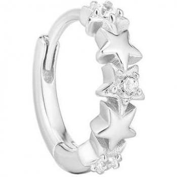 Piercing aro Earcandy Stea de Plata bañado en rodio