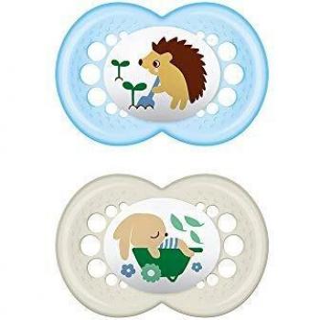 MAM Baby Dummy Original 6+ Silicone Blue