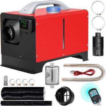 Calentador de Aire Diesel 8KW 12V con LCD y Mando a Distancia - Calefacción Rápida para RV, Camión, Barco, Autobús y Remolque