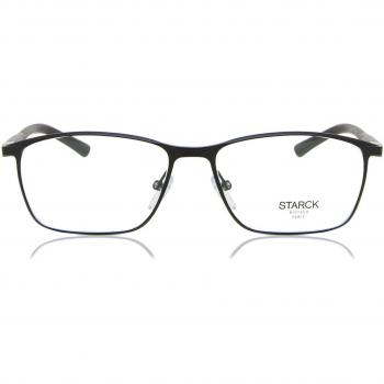 Starck SH2065 0001 Armazones para Hombre Negros, Lentes Recetadas Para Hombre Negros, Gafas Recetadas para Hombre Negras