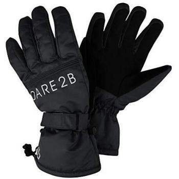 Dare 2b Veracity Waterproof & Breathable Insulated Ski & Snowboard Mitt with Gripped Palm and Thumb Guantes, Hombre, Negro, Medium