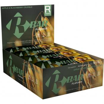 12 x R Bar Flapjack 70 g Tarta crocante de manzana y mora