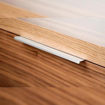 Emuca 9166162 Tirador para mueble, Anodizado Mate