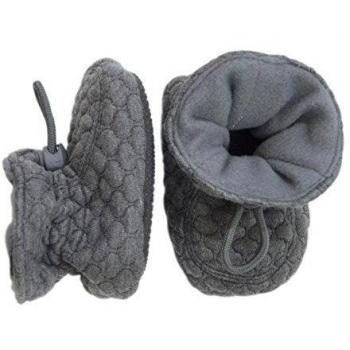 MeltonKrabbelschuh Booties -  Soft Waves - pantuflas Bebé-Niños
, color Gris, talla 26/27