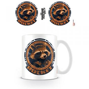 Guardianes de la Galaxy Vol. 2 Rocket Taza de cerámica, Multicolor