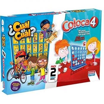 Falomir- Coloca 4 Cuál Pack Mesa, Multicolor