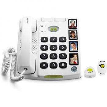 Doro 4209 Care SecurePlus, Base, Digital, Blanco