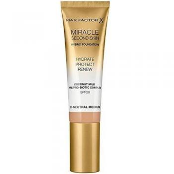 Max Factor Miracle Second Skin Foundation SPF 20 Neutral Medium #07 30ml