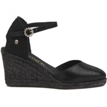 Espadrilles La Valeta Leticia - Sandalias de Mujer Comodidad y Elegancia en color Negro