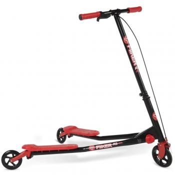 YVolution Y Fliker A3 Patinete De 3 Ruedas, Unisex niños, Rojo, M