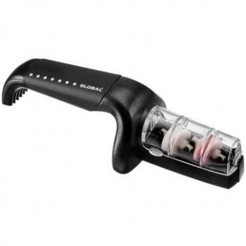 Global Black and White Ceramic Water Knife Sharpener