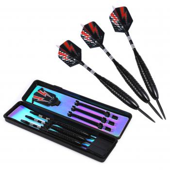 Babimax 3 Piezas Darts Punta Multicolor de Acero Lanza Duradero para la Competencia