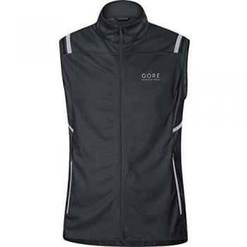 Gore Running Wear Mythos 2.0 Windstopper Soft Shell Light - Chaleco para hombre, color negro, talla L
