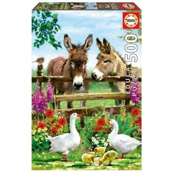 Educa - Puzzle de 500 Piezas para Adultos, Tema Burritos, Incluye Pegamento Fix Puzzle, Medidas Aproximadas una vez Montado: 34 x 48 cm, Recomendado a