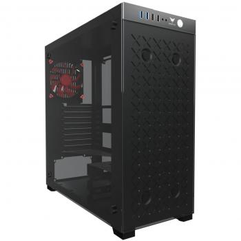 Nfortec Scorpius red - Caja ATX, color rojo