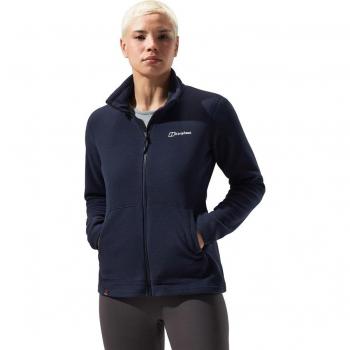 Forro polar Berghaus Prism 2.0 para mujer, de color azul marino, con cierre completo (Full Zip), talla S