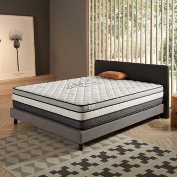 Colchón Solar 180x200 cm - Mousse a memoria HR - Blue Latex - Muy grueso 30 cm - 7 Zonas de confort - Hipoalergénico - Termorregulador