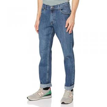 Wrangler Regular Fit Jeans for Men, Mid Stone Wash