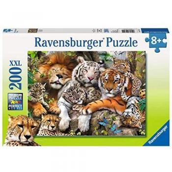 Ravensburger Big Cat Nap 200 Piece Jigsaw Puzzle with Extra Large Pieces For Kids Age 8 Years and Up