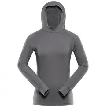 Alpine Pro Women's Quick-Drying Hoodie Izara in Smoked Pearl