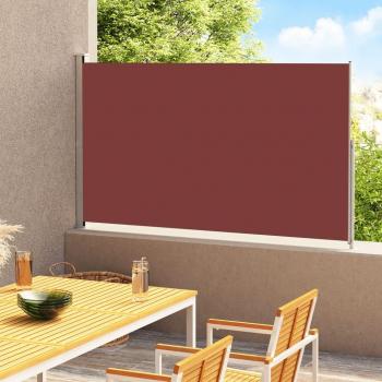 Toldo lateral retráctil para patio 220x300 cm en colores Negro, Crema, Gris y Marrón