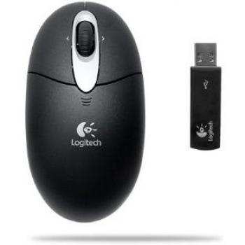 Logitech rx650 raton optico inalambrico color negro