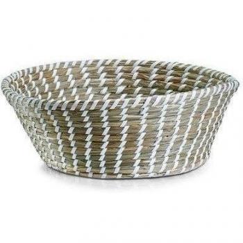 Zeller 18037 cesta African, redondo, hierba, Color