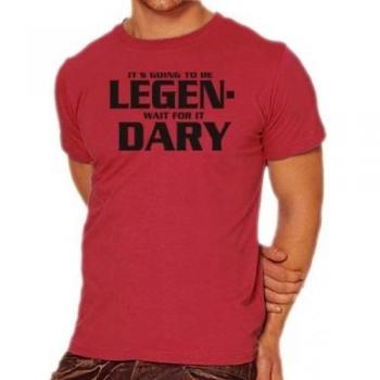 Touchlines How I Met - Camiseta para hombre, tamaño S, color brickred