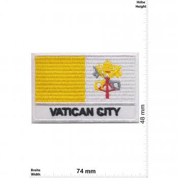 Parches - Vatican City - Flag - Flag Patch - countries - Vest - Iron on Patch - Parche Termoadhesivos Bordado Apliques - Patch - Give Away Regalar