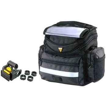 TOPEAK Tourguide Bolsa Manillar, Adultos Unisex, Negro, Talla Única