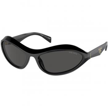 Prada PR A20S 16K5S0 Women's Sunglasses, Size 61, Color: Geometrica Nero (Black)